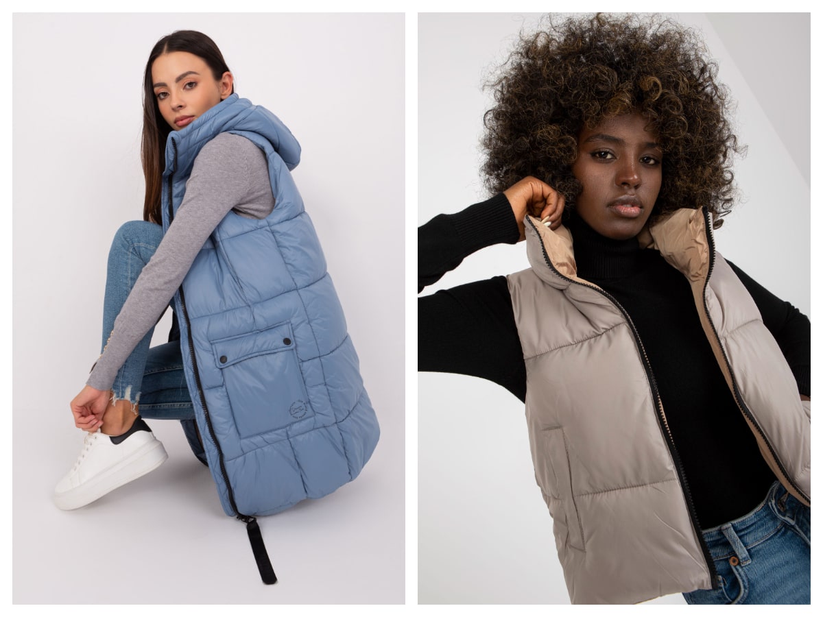 Dámska prešívaná vesta – módny prízvuk vo vzhľade